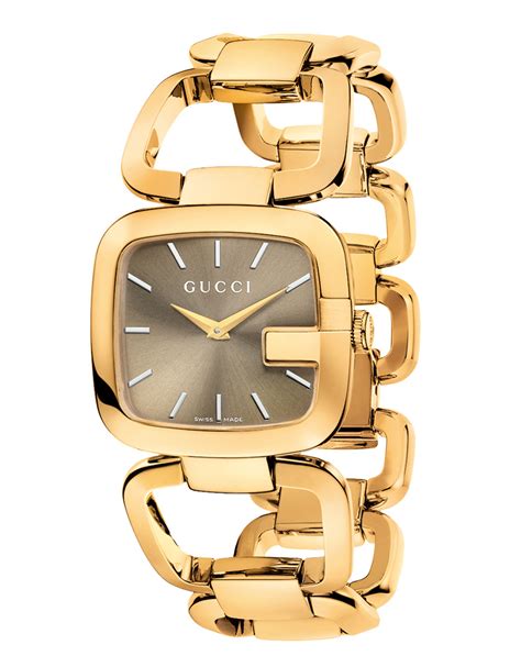 gucci watches gold color|Gucci gold watches ladies.